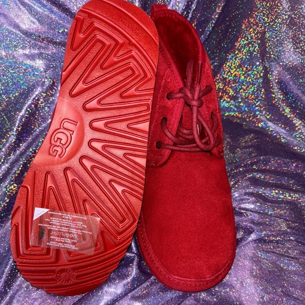 Red UGG Neumel Chukka boot